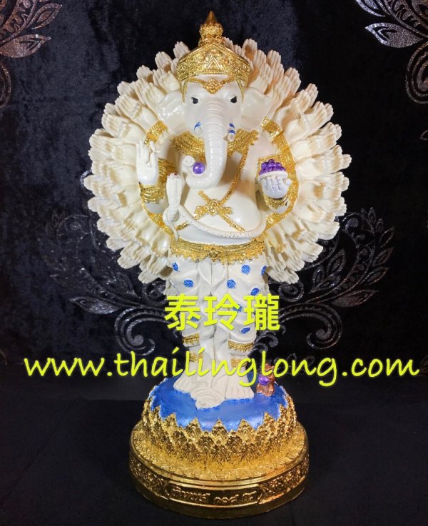 SOLD=14 屈實萬(象神廟)-- 大法會開光 108手白色象神 [供奉型] [已售]