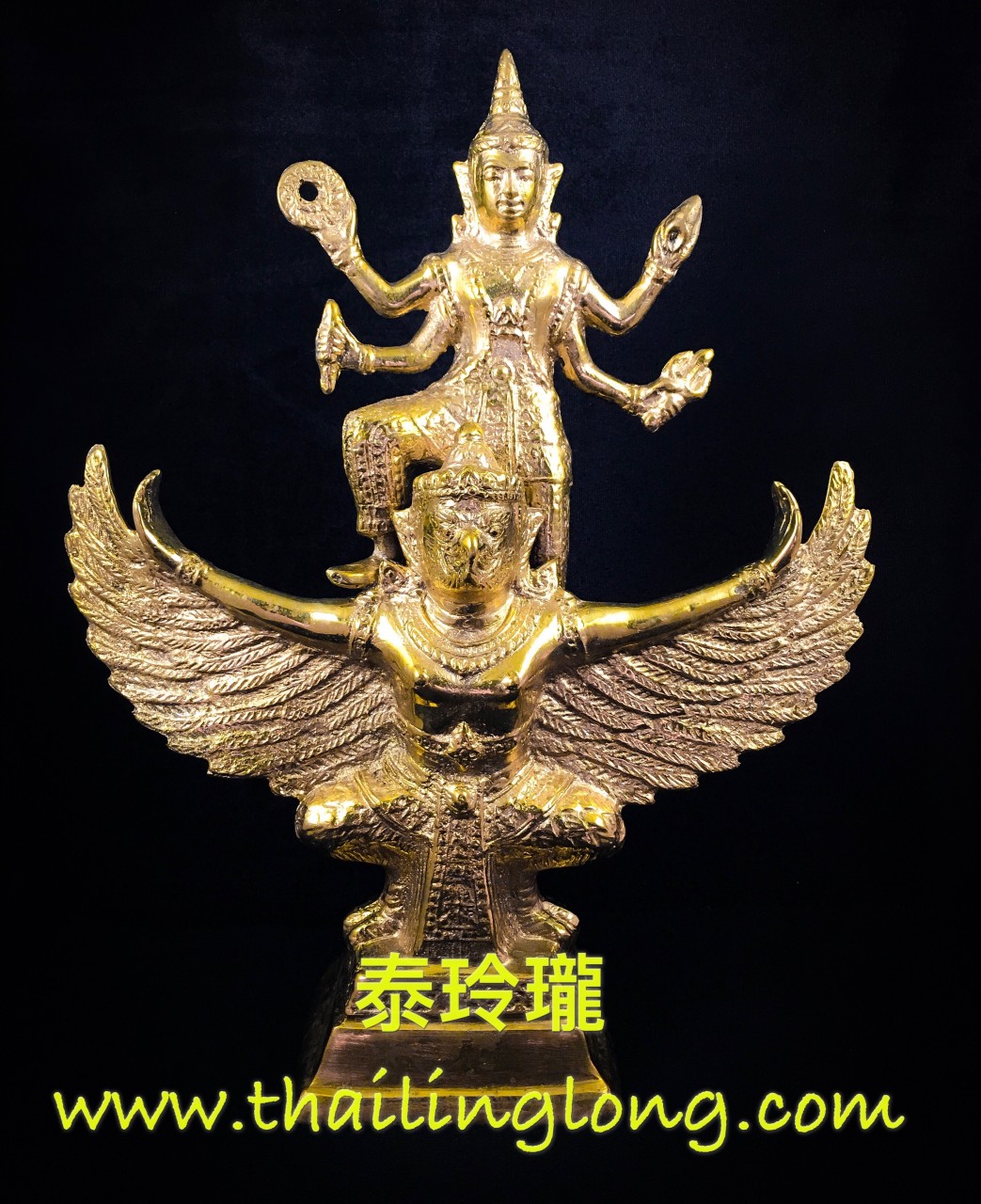 SOLD=35 屈市當門 古巴耐 2558 拍賴賴騎鷹神 (金銀銅符管) [供奉型] [已售]
