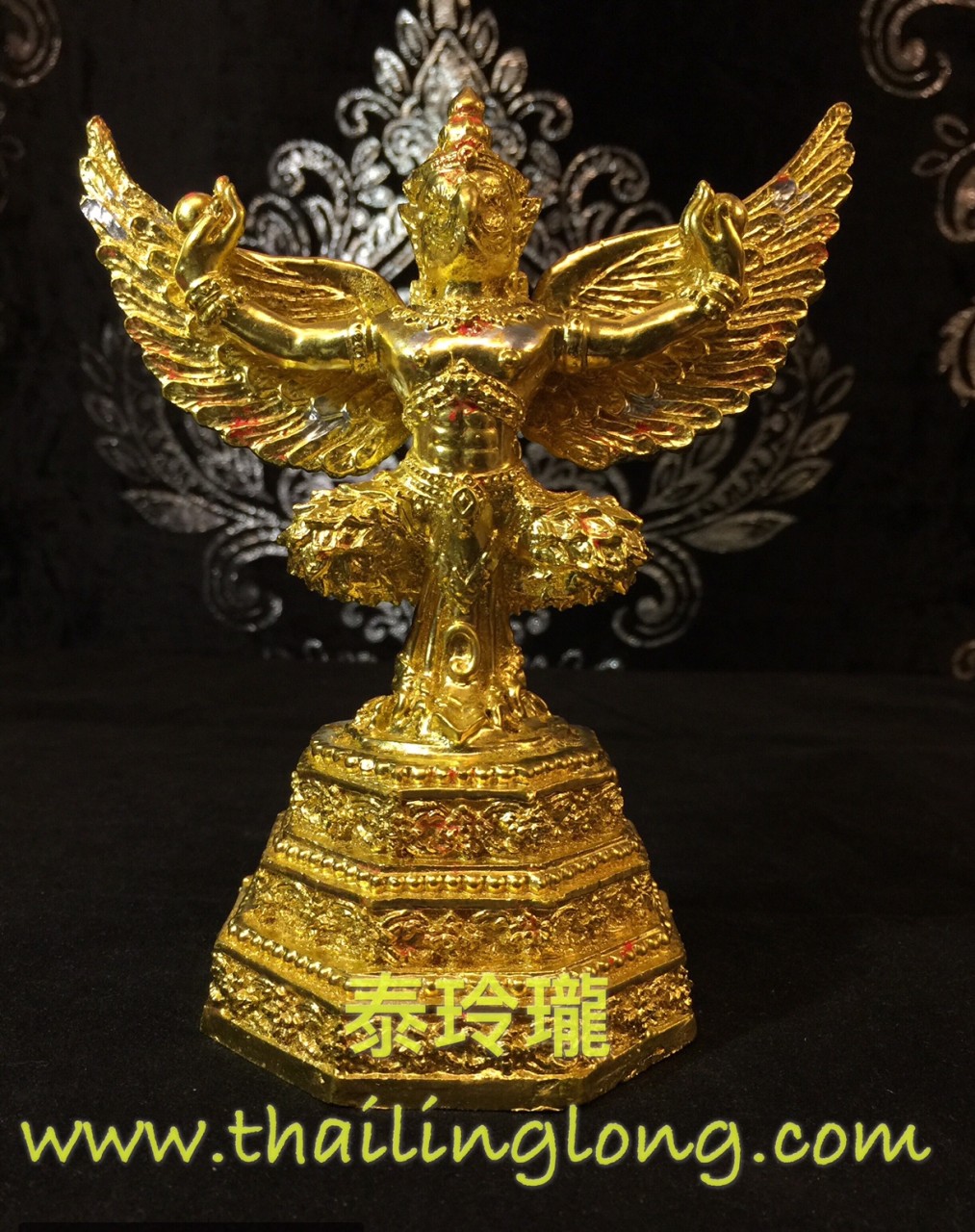 SOLD=12 屈破烫-- 龙婆屈啦 2558 鹰神笠湿(黃铜版)---[供奉型] [已售]